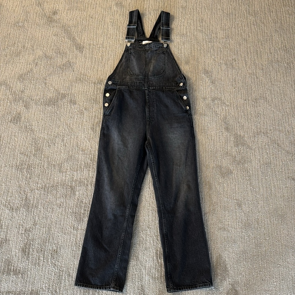 FRAME Denim Classic Overalls in Blackwater M - Picture 5 of 9